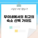 무이네에서의 최고의 숙소 선택 가이드