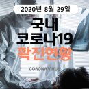 8월29일 코로나19확진자수 323명 신규확진