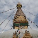 네팔 카트만두 스와얌부나트(멍키템플)에서 카트만두 도시 전경을 바라보며......... 이미지