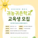 경산시, 귀농귀촌학교 교육생 모집…5월22일~6월1일 이미지