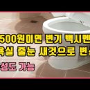 여자도 2500원이면 변기 백시멘트. 욕실 줄눈 새것으로 변신 이미지