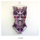 돈큐우 | UNOA.우노아 레오타드. flower collage플라워 콜라지. 데가제