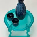 푸른상회 | 센스있는 집들이 선물 추천, 영롱한 푸른빛 호롱상회 문경도자기 도쿠리 술병세트