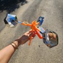 태양광 하천경보기 | 멧돼지퇴치 농장에서 사용하는 태양광 바람개비 경보기로 멧돼지 걱정 끝!