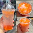 이디야 신메뉴 핑크펄피치자몽플랫치노 핑크펄피치포멜로에이드 내돈내산 비교후기