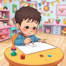 어린이붓글씨 이미지