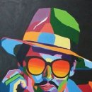 둥근안경 이미지