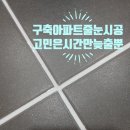 부산동래구줄눈시공 온천동 신화타워 후기 오래된 구축아파트도 새롭게