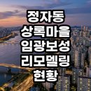 대평고 정문 인근 | 정자동 상록마을 임광보성 리모델링 현황과 투자 가치 총정리
