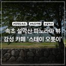 하리스테이 | 속초 카페 추천| 설악산 파노라마뷰 감성카페 '스테이오롯이' 방문 후기 🌿