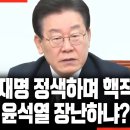 이재명, 국정이 장난이냐 윤에 핵직구 이미지