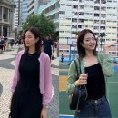 (주)아이맥소프트파워 | 시에 SIE 리즐링 시어 가디건 &amp; 크롭 가디건 둘 다 입어본 후기 + 착샷