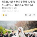 정윤호, 4살 연하 승무원과 10월 결혼…이수지가 들러리로 '의리'[공식] 이미지