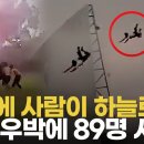 돌풍에 사람이 하늘로 붕...번개 우박 강풍에 난리 난 인도 이미지