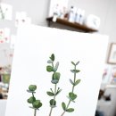 펜드로잉과 수채화 이미지