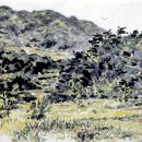 한국화(수묵 담채화) 이미지