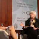 미국. Janet L 재무부 장관. Yellen, CSIS에서 개발 금융의 진화 이미지