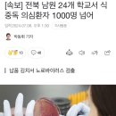 [속보] 전북 남원 24개 학교서 식중독 의심환자 1000명 넘어 이미지