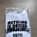 베럴미 | 낫띵이즈베럴댄미의 DENIM LETTERING SWEATSHIRT (white grey)