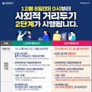 대전 코로나 2단계 상향에 따른 공지 (소셜, 강습 관련) 이미지