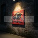 붉은황소 이미지