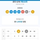 로또 926회 RESULT 이미지