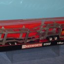 KENWORTH W900 BIG RIG AUTO TRANSPORT TRUCK 1:43 RED 이미지