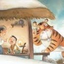 곶감호랑이 이미지