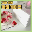 아윤케이크 | [아윤케이크] 구미 인동 부모님 생신 수제 떡케이크...예약한 내돈내산 찐 후기 (입맛 까다로운 초등...
