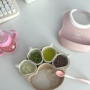 야옹이발바닥 | 이유식 준비물 유아 흡착식판, 허밍베베 얌얌 야옹이 플레이트