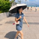 볕들 | 다이소양산 미니 블루 한 달 솔직 후기