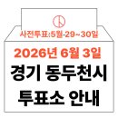 상패동 행정복지센터 | 2026년 6.3 지방선거 동두천시 사전투표소, 본투표소 위치·시간 총정리 (+모바일 신분증 주의사항)