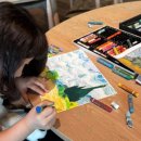 [원데이 특강] 플러스펜 수채화로 나만의 엽서 만들기 | 서초/방배 취미미술학원ㅣ서리화실 [기업출강 원데이클래스] 다산현대프리미엄아울렛 더테라스 by CH...