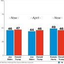 해리스 vs 트럼프 양자 대결 지지율 이미지