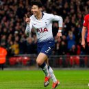 손흥민 유럽 통산 100호골 모습. 이미지