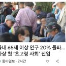 드디어 초고령사회 진입 이미지