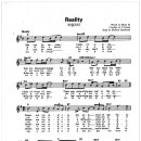 Richard Sanderson / Reality 악보 이미지