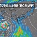 [6호태풍 '카눈' 실시간 정보] 서해 타고 북상, 한반도 위험 반원 이미지