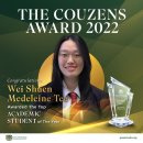 Congratulations to Medeleine Tee for receiving The Couzens Award 2022 이미지