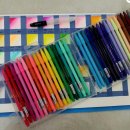 플러스펜 수채화 캘리그라피 이미지