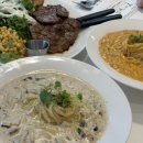 부산 명지 블루리본 맛집 다이닝숲 파스타 스테이크 후기