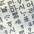 아름다운 손글씨 한글 캘리그라피 네이버블로그
