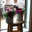 비누꽃 바구니 제작 이미지