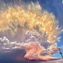 서부 텍사스에서 찍힌 폭풍우 구름 사진 이미지