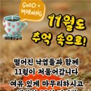 좋은글＞ 11월 끝자락 가을 뒷모습! 이미지