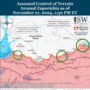 러시아 공세 캠페인 평가, 2024년 11월 21일(우크라이나 전황 이미지