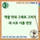 엑셀 그래프 만들기, 스타일 레이아웃 영역 제목 꾸미기 이미지