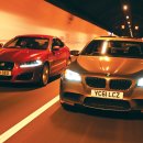 BMW M5 vs 재규어 XFR 이미지