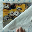 미니언즈 보석십자수DIY 완성 후기! 6개월 걸린 대작 공개.