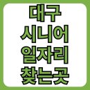2025 대구 시니어 일자리 센터 지원 사업 종류 및 신청방법 총정리
